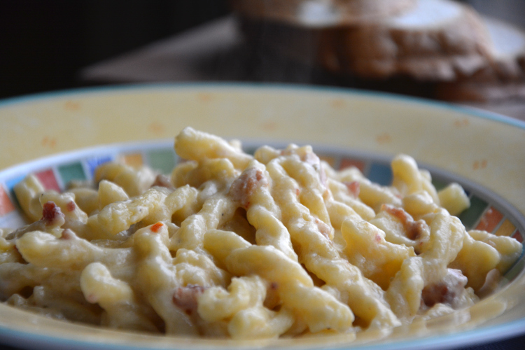 Four Cheese Gemelli with Bacon